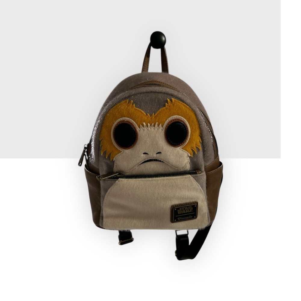 Disney 2018 Starwars Porg Mini Loungefly Backpack